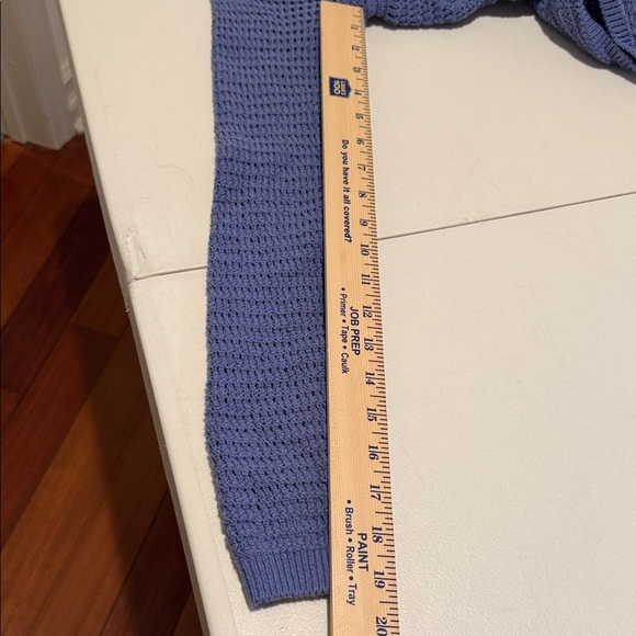 NWT Free People FP Beach Collection Purple Knit Shrug Long Sleeve Vacation Ready - Picture 8 of 13